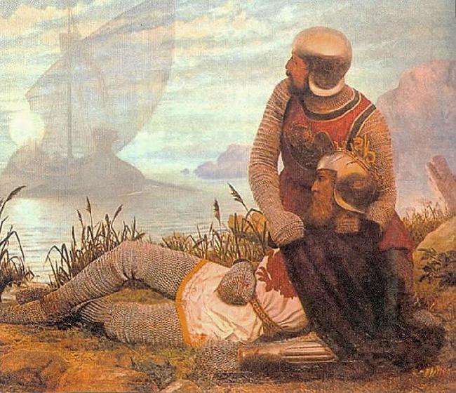 John Garrick The Death of King Arthur china oil painting image